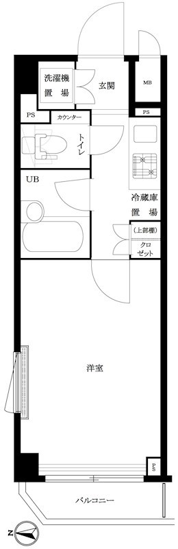 ルーブル蒲田南六番館 間取り図