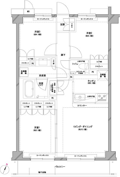 エルデンシア南大泉 間取り図