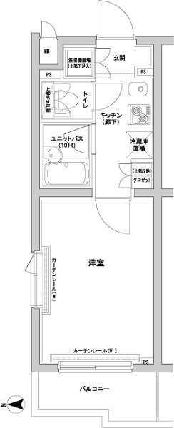 ルーブル蒲田本町 間取り図