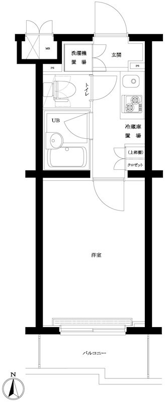 ルーブル蒲田本町 間取り図