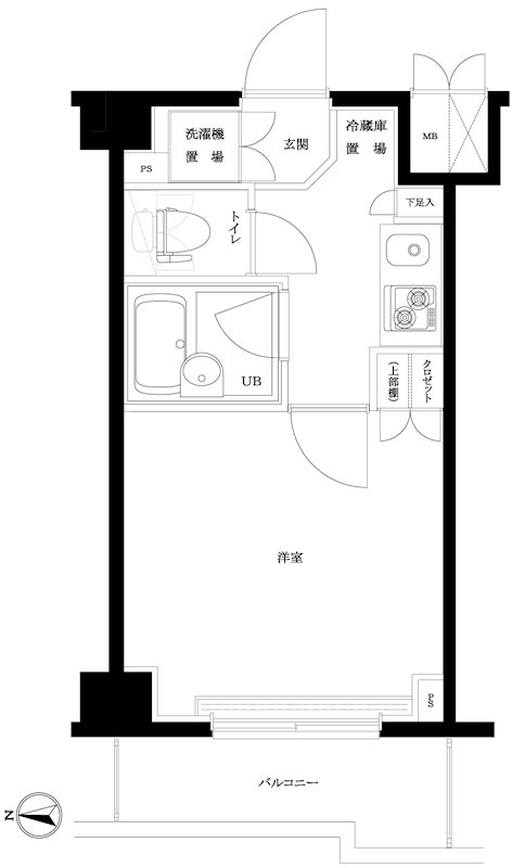 ルーブル武蔵新城 間取り図