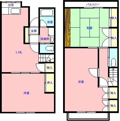 スカイビューハウス本郷 間取り