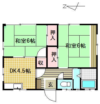 古川荘 間取り