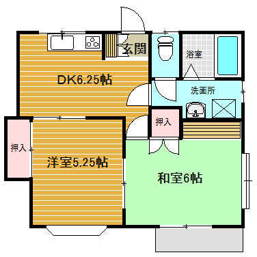 NHハイツ 間取り