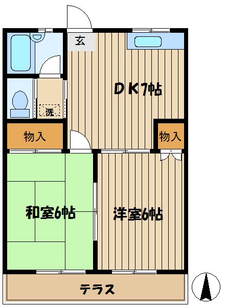コーポ高田 間取り