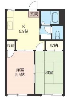 タウニーソウカ 間取り