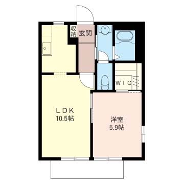 【シャーメゾン】バリュージュ希Ａ 間取り