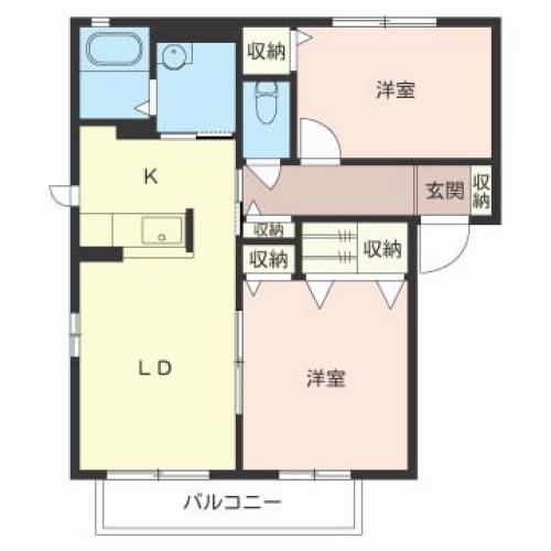 シェソワ．N 間取り