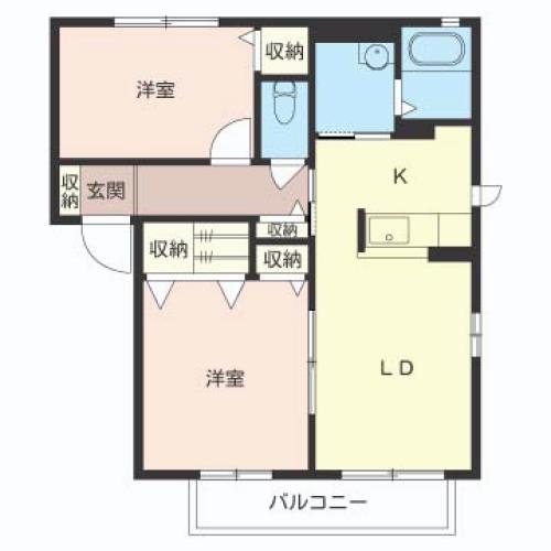 シェソワ．N 間取り