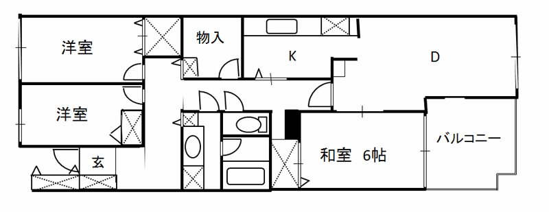 コスモ浦和西 間取り