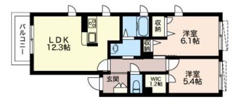 シャーメゾン東砂 間取り図