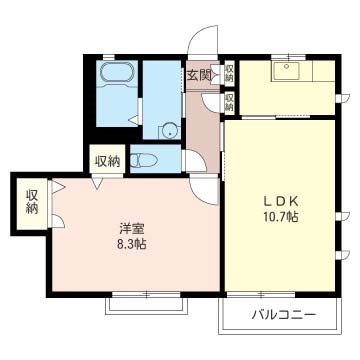 ラ　フォンターナ都立家政 間取り