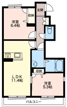 シェリーコート 間取り