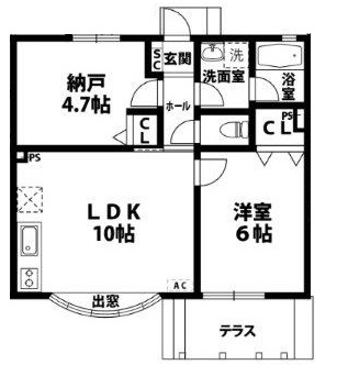 渥美ハイツ 間取り