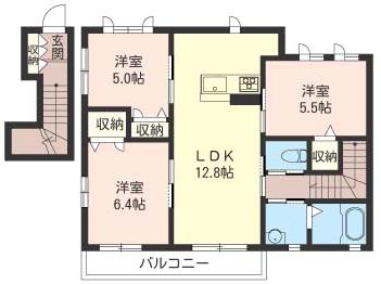 ラカーサフィオーレ 間取り