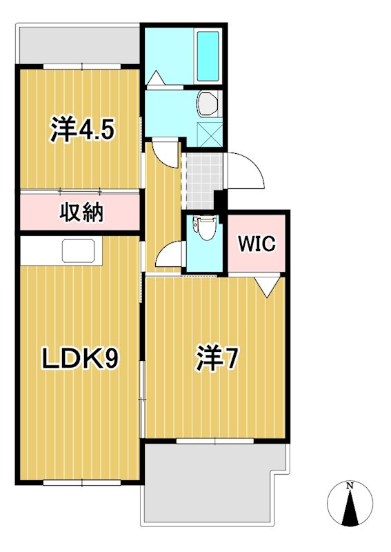 サンハイツ大みか 間取り