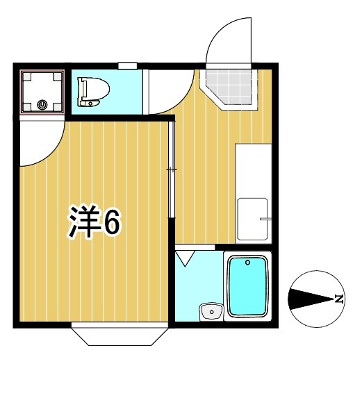 ハイツＲ＆Ｙ大みかＡ 間取り
