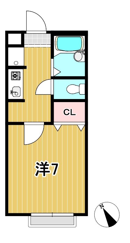 ハイツアルバトロス 間取り