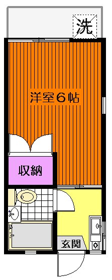 フラット野方Ⅲ 間取り