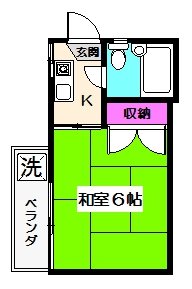 フラット桜台Ⅱ 間取り