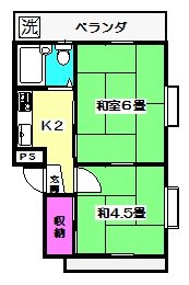 フラット中村北 間取り