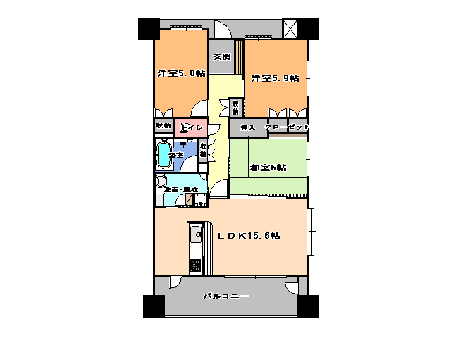 アバンサード元今泉 間取り
