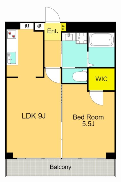 メゾンパーク大森 202号室 間取り