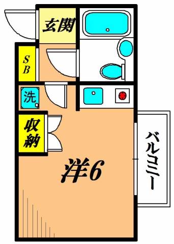 ストーン大森 204号室 間取り
