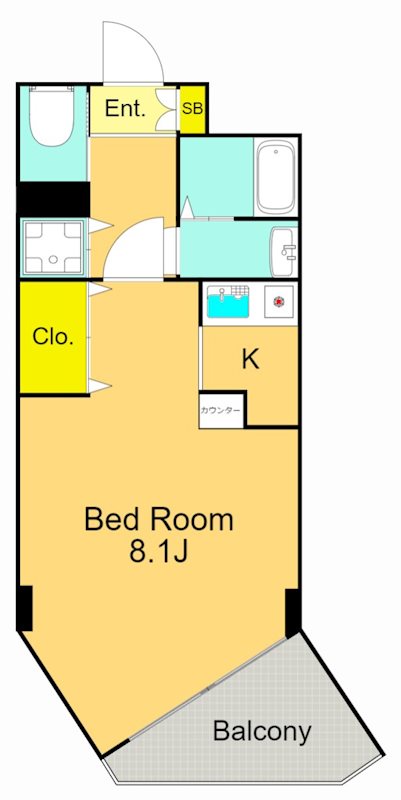 メゾン・ド・ゼファー 305号室 間取り