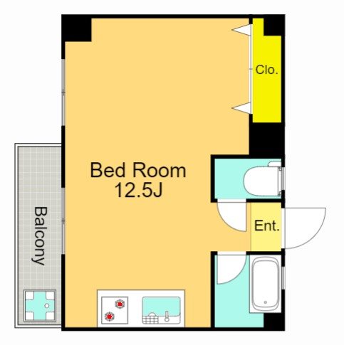 さくらマンション  202号室 間取り