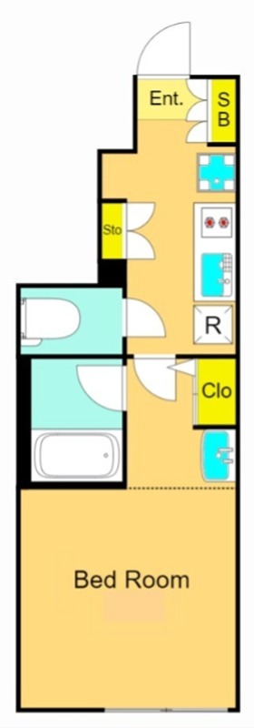 クレドメゾン山王 103号室 間取り