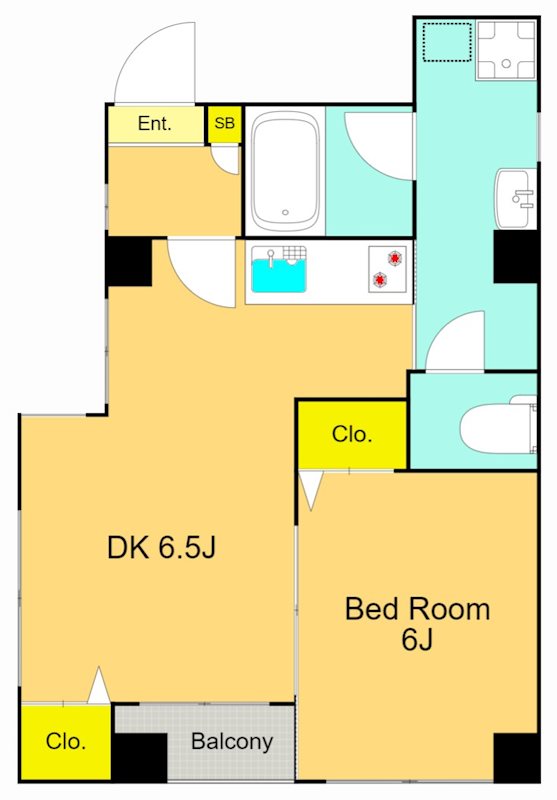 湯建大森北ビルⅠ 201号室 間取り