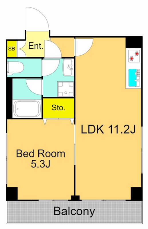 メーゾン俊2nd 501号室 間取り