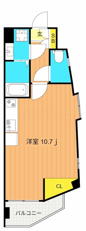 ウインズ洗足池 301号室 間取り