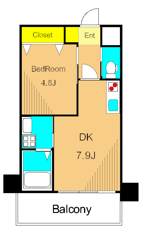 フィロソフィア自由が丘   203号室 間取り