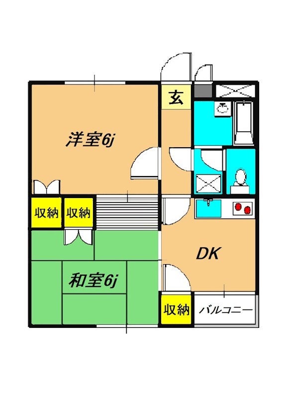 ディーセント目黒 間取り図