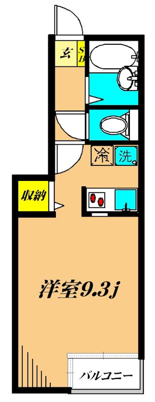 カーサ恵比寿壱番館 102号室 間取り