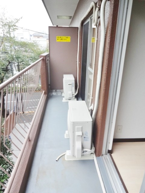 トーア不動前マンション ベランダ