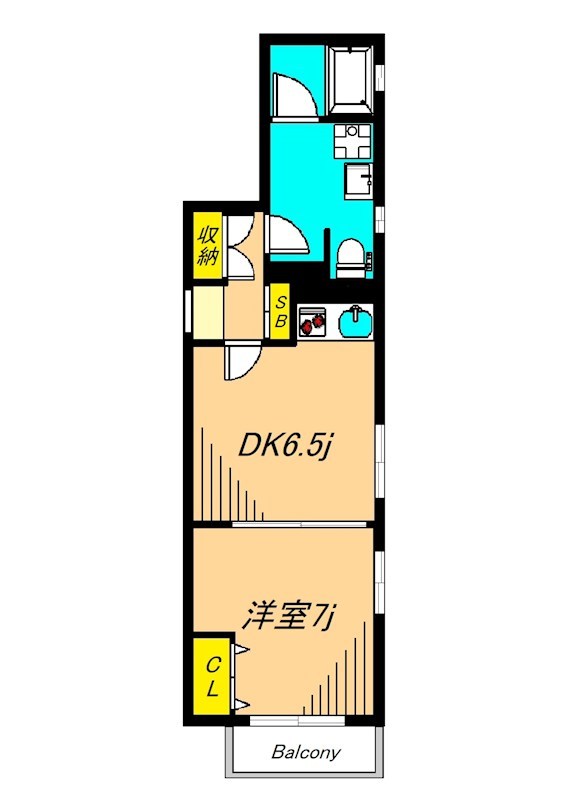 アヴィターレ小山 102号室 間取り