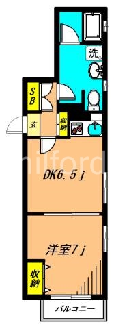 アヴィターレ小山 102号室 間取り