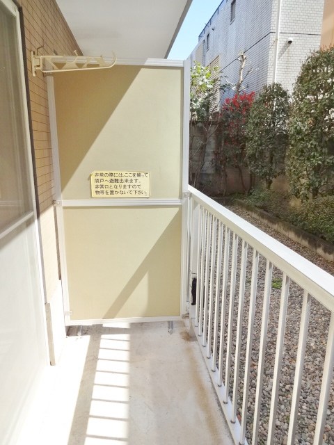 クレール学芸大学 ベランダ