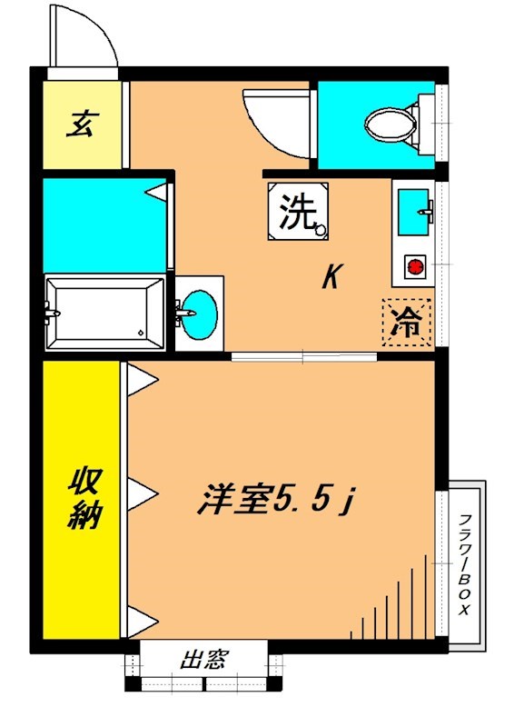 エスポワール和Ａ棟 間取り図