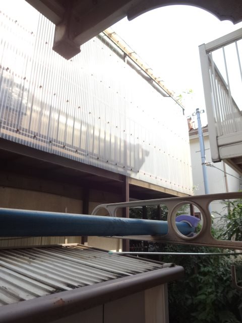 安西ハイツ ベランダ