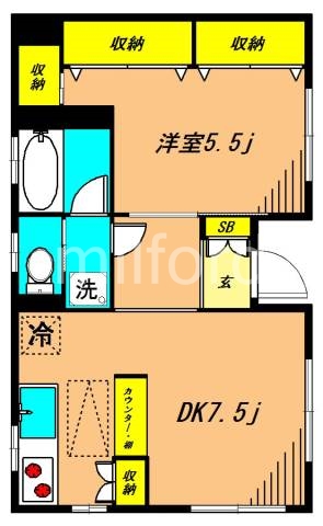 ハレアイナ武蔵小山 101号室 間取り