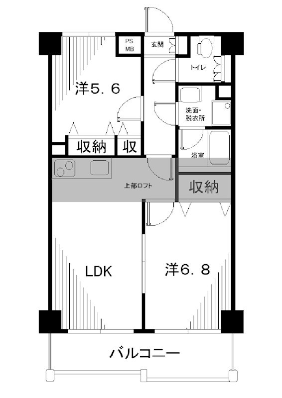 アミーゴ南馬込 間取り図