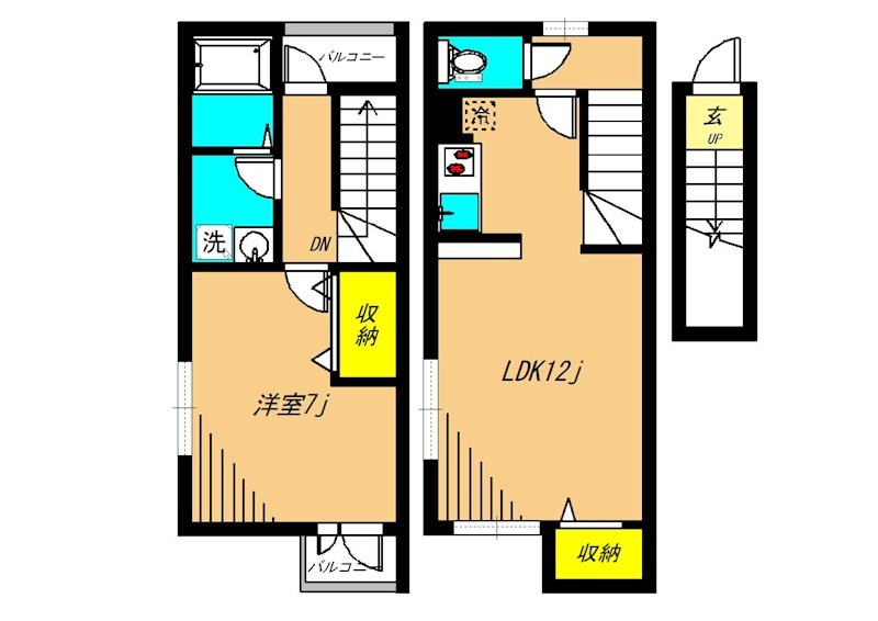 カーサ恵比寿壱番館 203号室 間取り