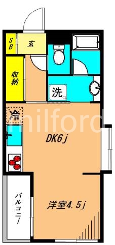 パークアベニュー 402号室 間取り