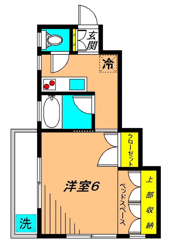 コーポ昭栄 間取り図