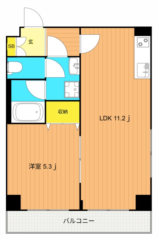 メーゾン俊2nd 501号室 間取り