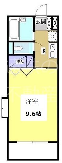 ＣＵＳＴＯＭ中島 404号室 間取り